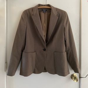 Chaps one button blazer
